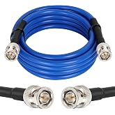 XRDS -RF 12G SDI Cable 10FT, SDI Video Cables 3G/6G/12G 75ohm BNC Male Cable Supports HD-SDI/3G/6G-SDI/4K/8K for Video Security Camera Converter