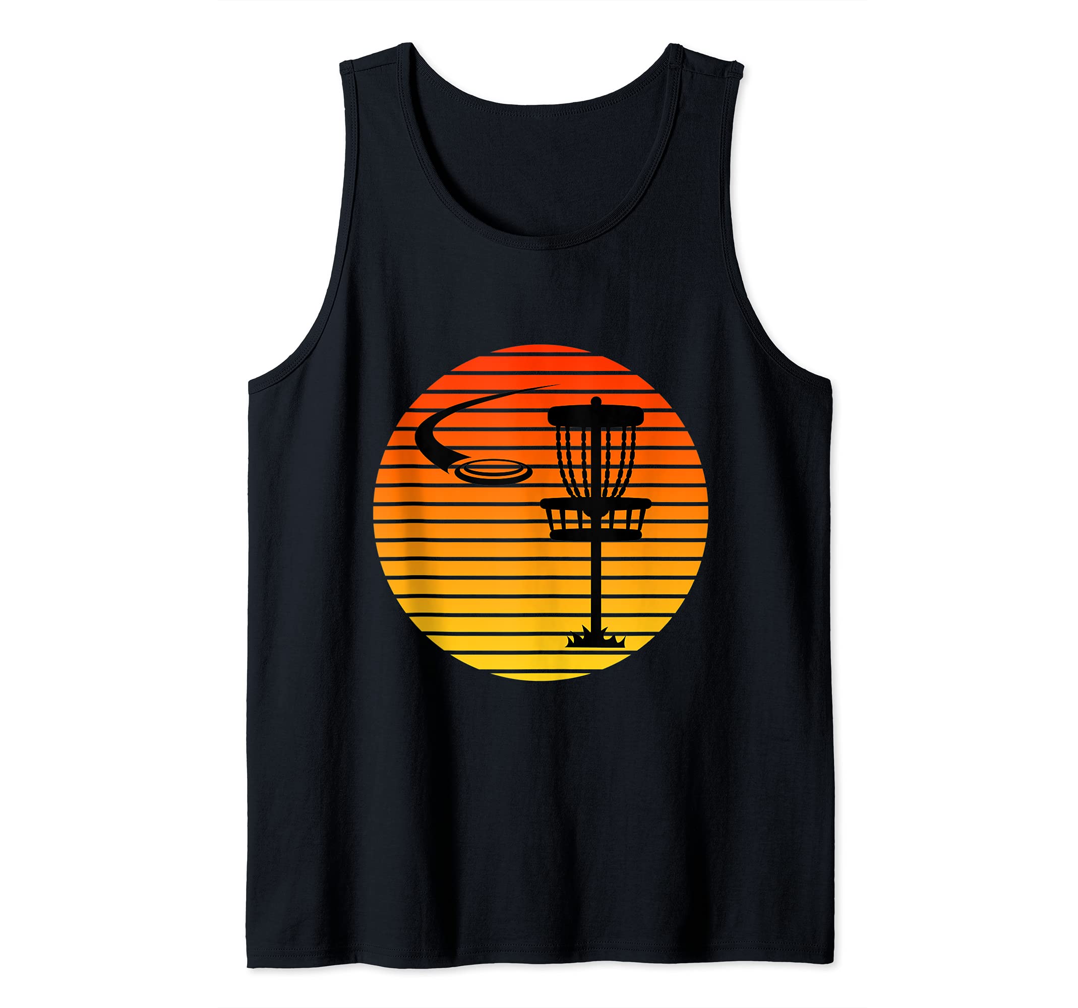 Disc Golf Frisbee Basket Towel Marker Game Tank Top