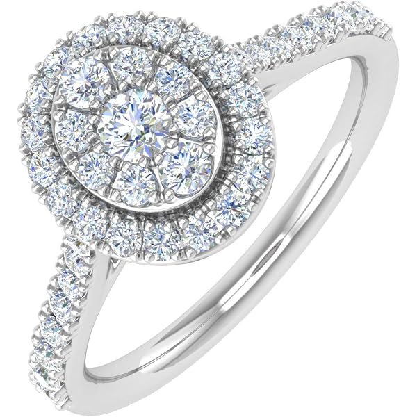 0.15 Carat Star Shaped Diamond Ring In 10K White Gold (Size 7.5) - Elegant, Dainty, Perfect For Gifts Or Everyday Wear - View #4