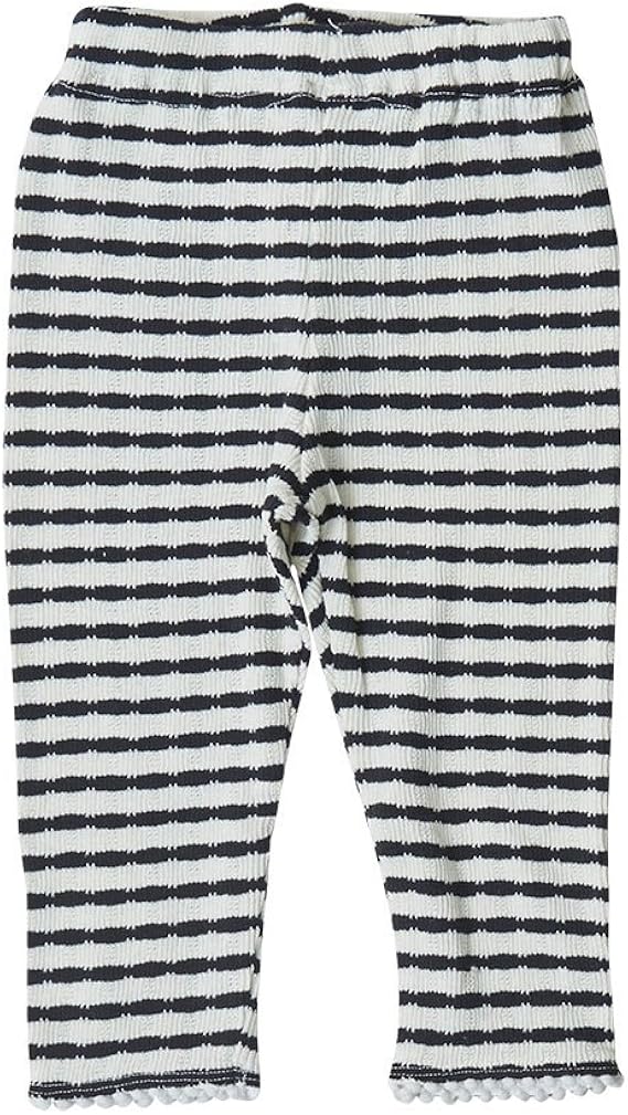 Amazon Co Jp プチジャム Petit Jam ボーダーと柄のスパッツ 服 ファッション小物