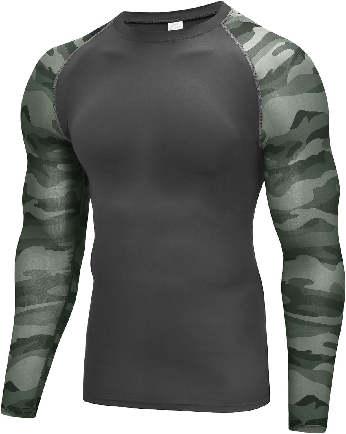 Vogyal Men's Compression Shirt Dry Fit Long-Sleeve Athletic Sports Baselayer Top
