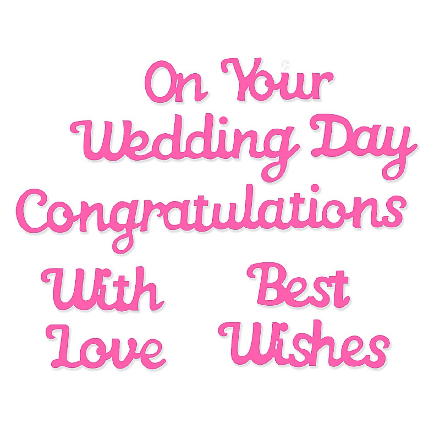 Sweet Dixie Wedding Day Die, Metal, Grey, 23.3 x 13 x 0.8 cm