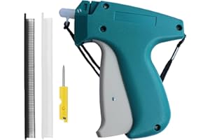 TAGYSH Tagging Gun for Clothing, Mini Stitch Gun for Clothes - with 2 Needle, 2000 Black & 2000 White Micro Fasteners, Fine Stitch Gun Quilting Sewing Hemming Quick Stitch Tag Gun Kit.