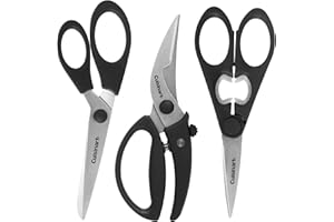 Cuisinart 3-Piece Shear Set, includes All-Purpose, Poultry and Bent Shears (SH-3BC)