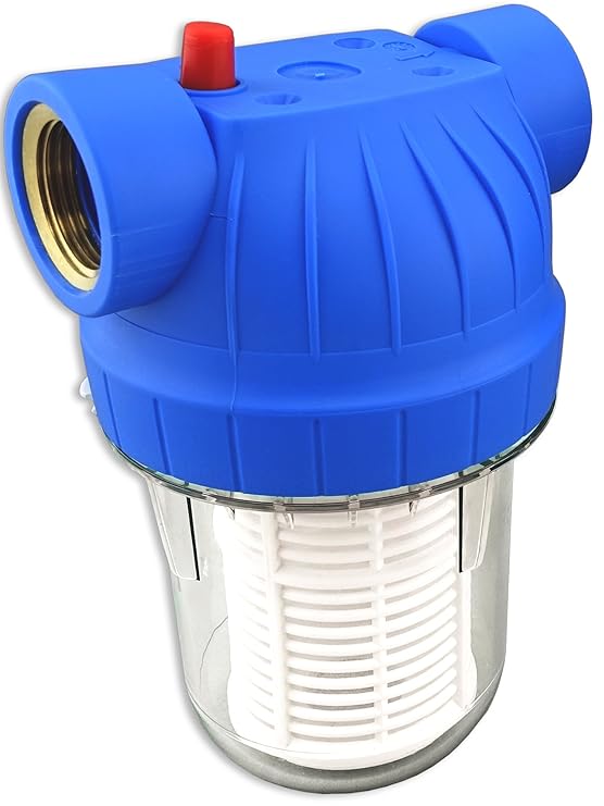 FILTROTECH 5Zoll Filter für Garten Pumpen Hauswasserwerke Hauswasserleitung Schmutzfilter Sandfilter Pumpenfilter mit Filtere