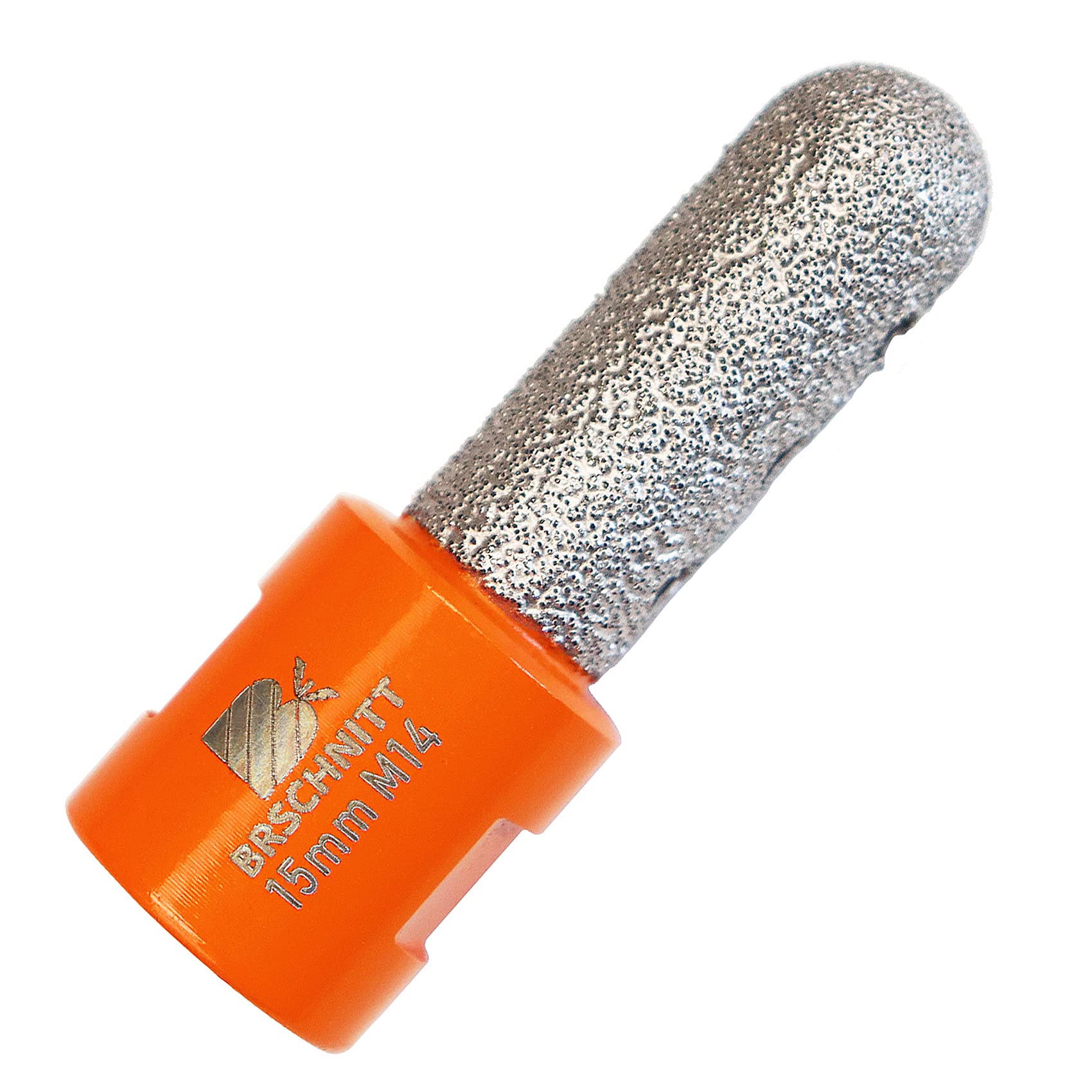 Diamond Finger Milling Bits,BRSCHNITT 15mm Dry Core Drill Bit with M14 thread for Enlarging Shaping Existing Holes of Porcelain Tile Ceramic Marble Granite Countertop — image 1