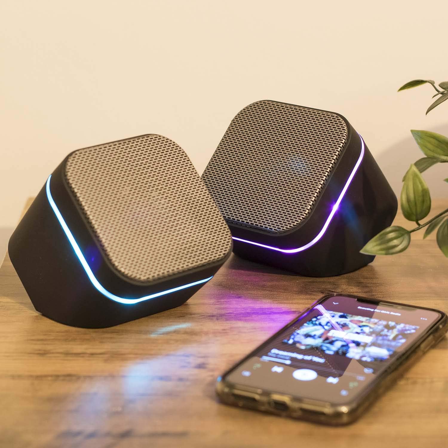 Bluetooth Speaker Portable, Pair of Cube Wireless USB Amazon.co.uk