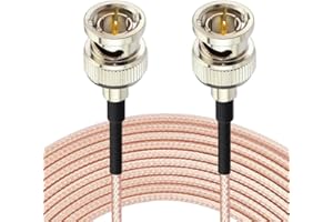 Superbat 3G/HD SDI Cable (10ft 75ohm) for Cameras and Converters - Supports HD-SDI/3G-SDI/4K/8K, Straight BNC Connector