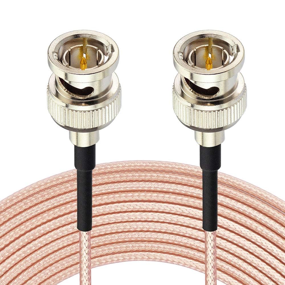 Superbat Thin BNC Male to Male RG179 Cable 30cm Short HD 3G SDI Video Cable 75ohm for Blackmagic Camera SDI Converter/Recorder CCTV Monitor Audio Video System Supports 3G-SDI/HD-SDI/4K/8K