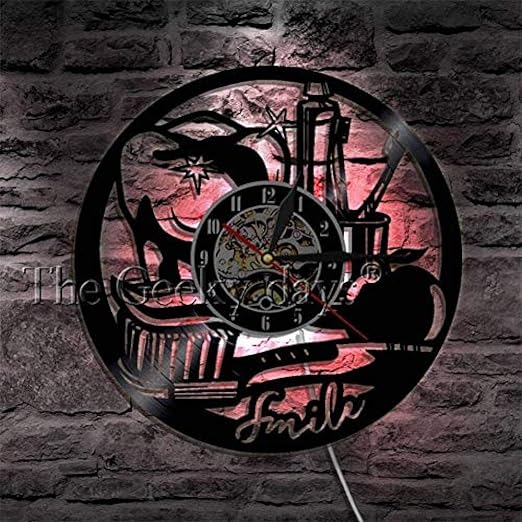 Syssyj Stu Smk Sonrisa Sonrisa Placa Frontal Reloj De Pared Diseno