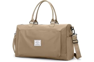 HYC00 Travel Duffel Bag,Sports Tote Gym Bag,Shoulder Weekender Overnight Bag for Women