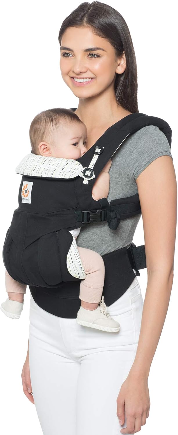 Ergobaby Porte Bebe Ergonomique Omni 360 Tout En Un Multifonction Dorsale Et Ventral Downtown Amazon Fr Bebes Puericulture