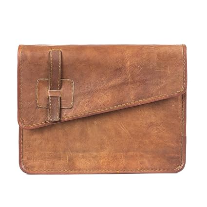 Goatter Genuine Leather 15 Laptop,Mack Book Multi-Compartment Laptop Sleeves/Briefcase / Messenger Bag/Laptop Bag
