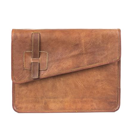 Goatter Genuine Leather 13 Laptop,Mackbook Multi-Compartment Laptop Sleeves/Briefcase / Messenger Bag/Laptop Bag