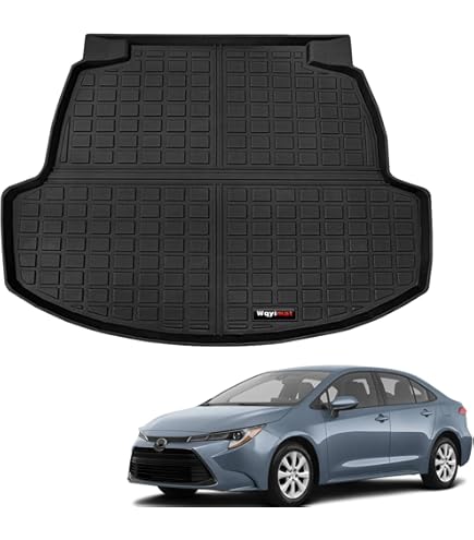 Yitamotor Floor Mats Review Semi-Custom Fit Waterproof Floor Mats & Cargo Liner For Toyota - 5-Piece Rubber Set, Black Toyota Floor Mats Highlander - Foto 5