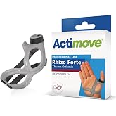 Actimove Professional Line Rhizo Forte Thumb Brace | Right Hand, Gray, Medium, Thumb Brace for Osteoarthritis, Skier&rsquo;s Thumb, Rheumatoid Arthritis, Sprains, Patented Design