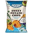 Jackson’s Sweet Potato Farmhouse Ranch Kettle Cooked Chips - with Premium Avocado Oil (5 oz, Pack of 7) - Gluten-Free, Peanut Free, Vegan, Allergen-Friendly - Shark Tank Product