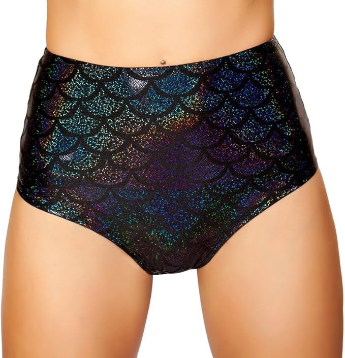 high waisted mermaid shorts