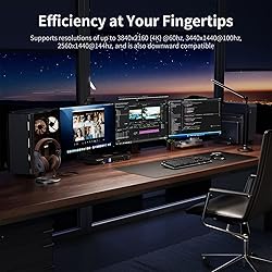 TESmart USB 3.0 HDMI KVM Switch 3 Monitors 4
