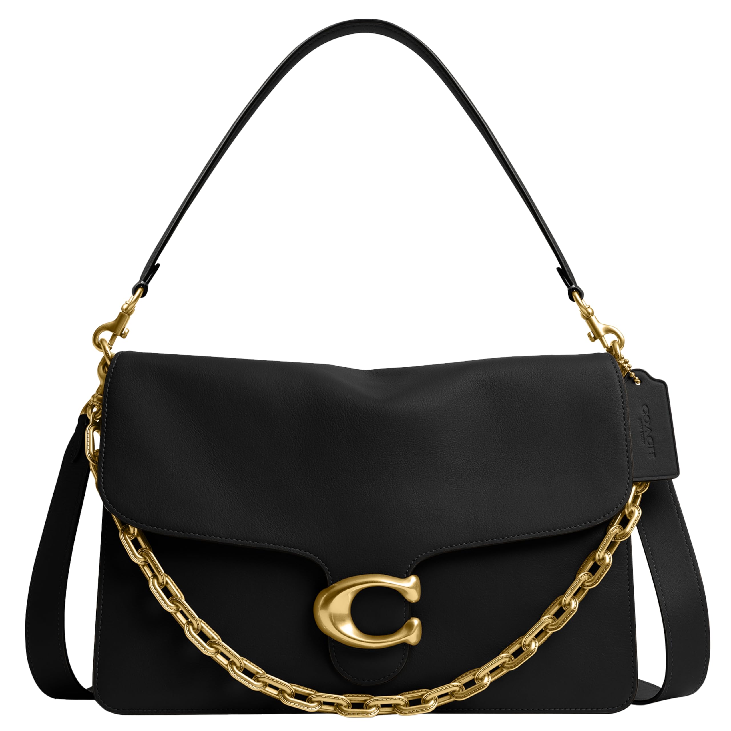 Photo 1 of Soft Grain Leather Chain Tabby Shoulder Bag 35 with Chain******Unable to Authenticate