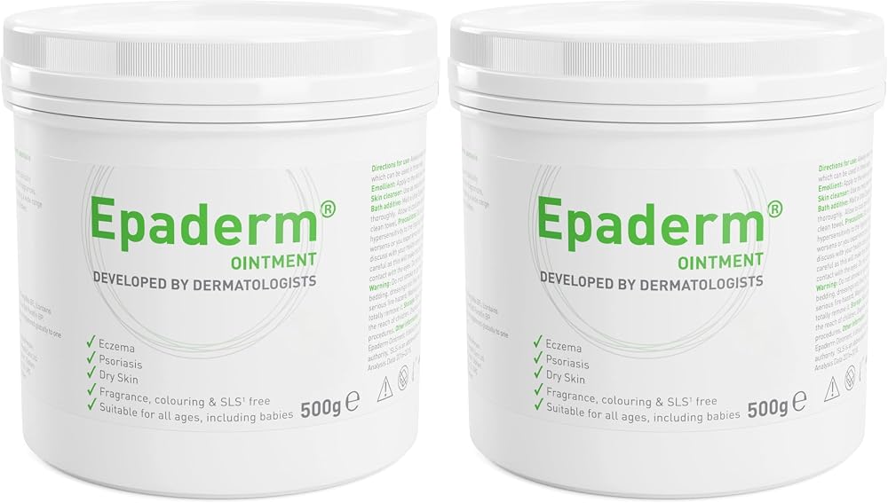 Epaderm Emollient 500 g Ointment Pack of 2 for Dry Skin