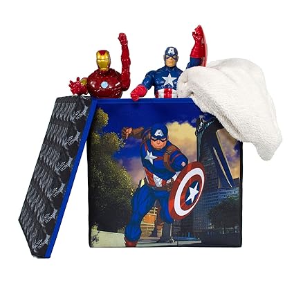 Kids Bedroom Box Foldable Home Decor Basket Container With