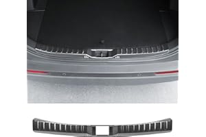 Bercicci Interior Rear Bumper Protector for Toyota RAV4 2025 2024 2023 2022 2021 2020 2019 Accessories Stainless Steel Rear Bumper Guard Trunk Sill Protector (Carbon Fiber)