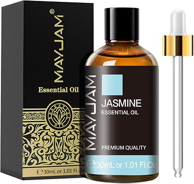 MAYJAM Jasmine Essential Oil 30ML for Diffuser Humidifier DIY Wardrobe