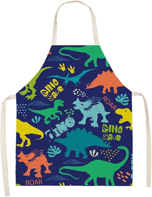 HJKND Cartoon Dinosaurier Nette Schürze Für Kinder Küche ...