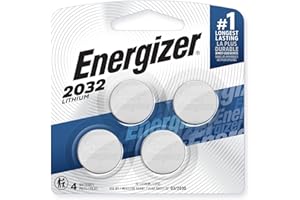 Energizer Cr2032 3 Volt Lithium Coin Battery, 4 Count