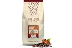 Barrie House Ultimate Hazelnut Flavored Whole Bean Coffee | 2 lb Bag | 100% Arabica Coffee Beans | Artificially Flavored