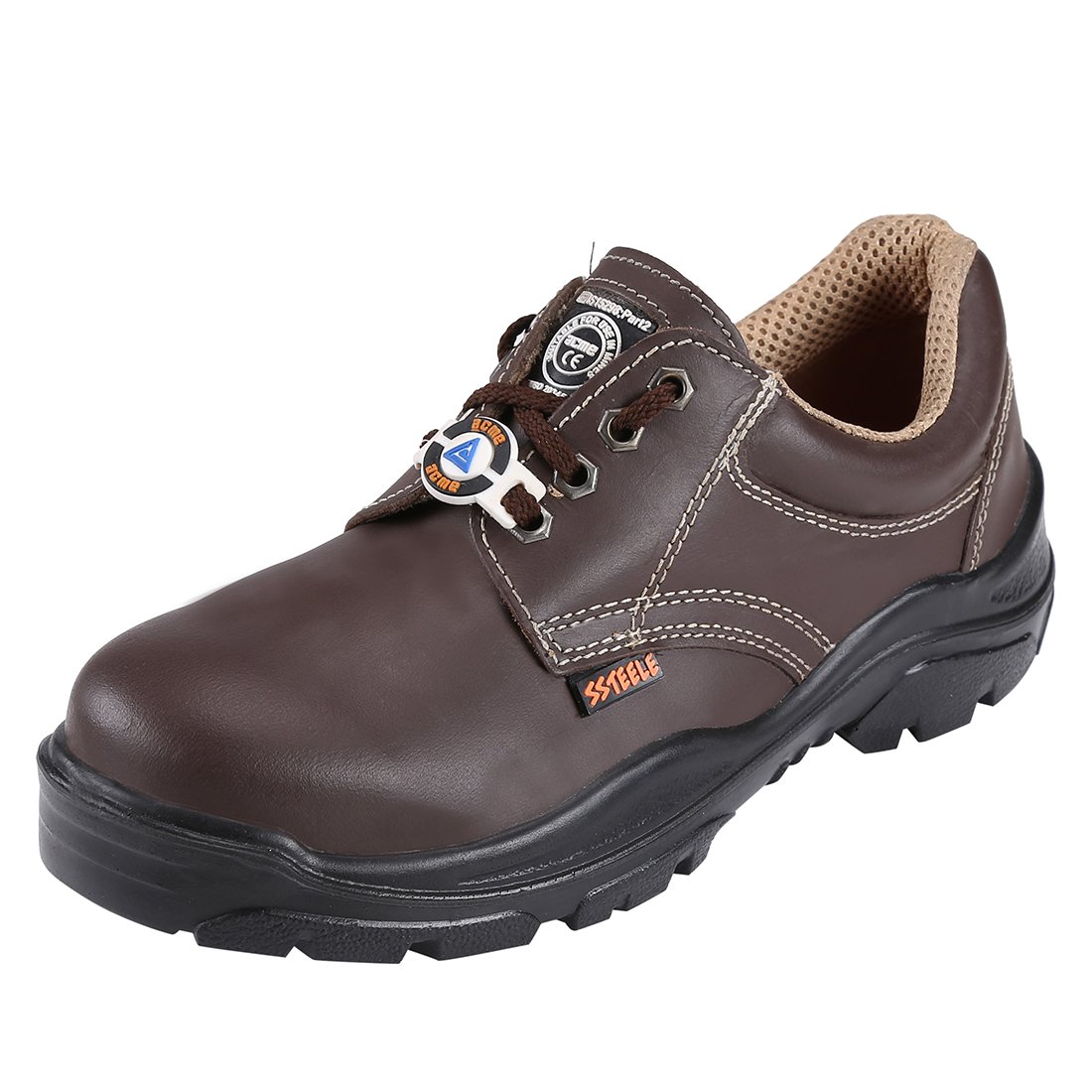 ACME Sodium Leather Safety Shoes Brown (Size ACME010_44) Amazon.in Industrial & Scientific