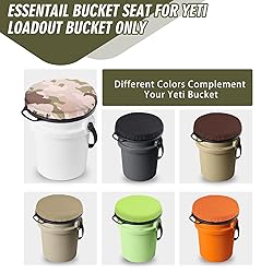 Ironraw 5 Gallon Bucket Seat for Yeti Only, 360