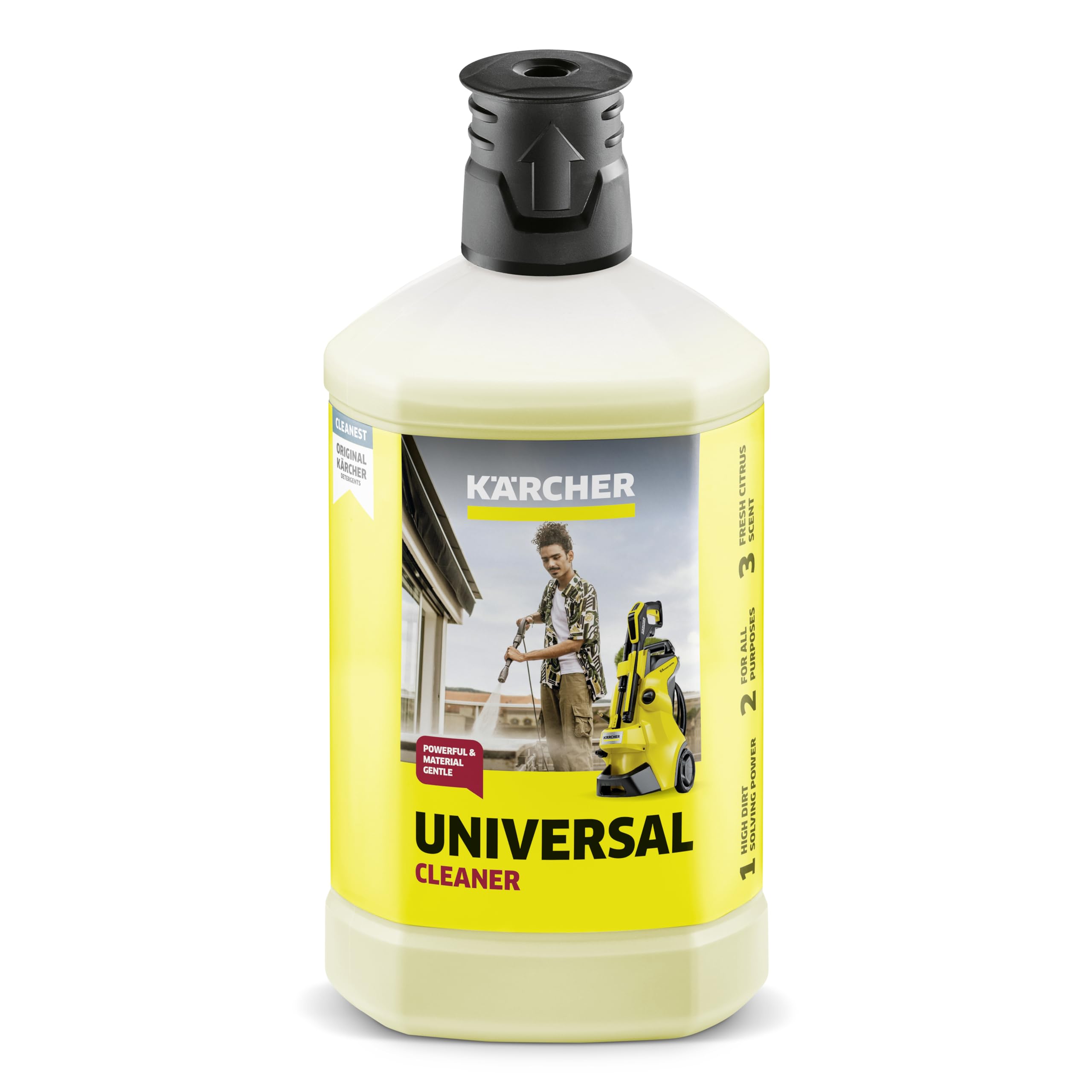 Kärcher Plug 'n' Clean Detergent for Karcher Pressure Washers - Detergent for Electric Pressure Washers K 4 and K 5 Models