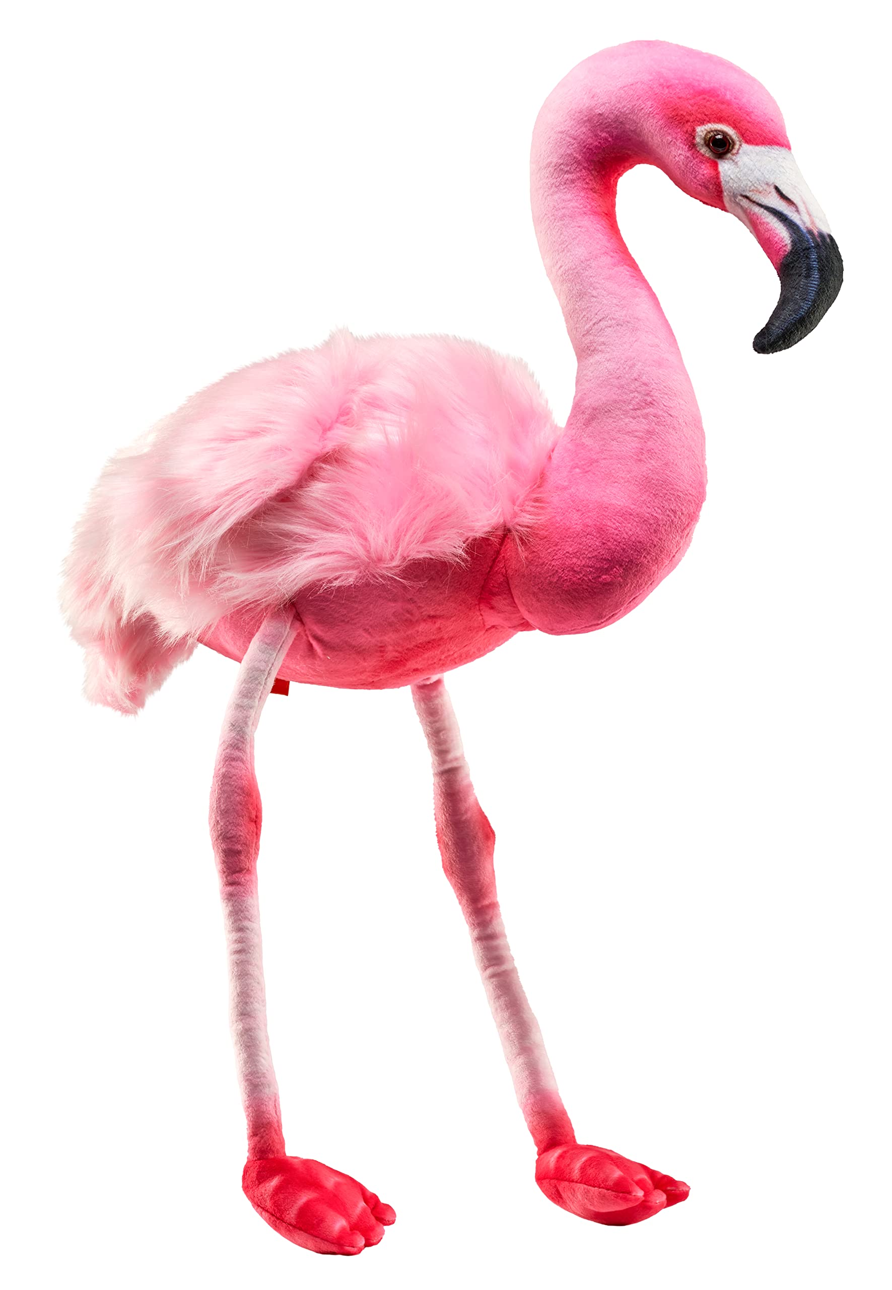 Wild Republic Artist Collection, Flamingo, Gift for Kids, 15 inches, Plush Toy, Fill is Spun Recycled Water Bottles.