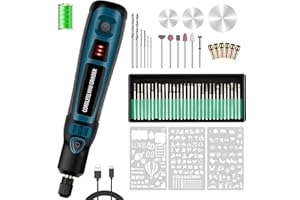 FPVERA 20W Engraving Pen with 44 Bits, USB Multi-Functional Electric Cordless Engraver Tool for DIY, Polishing Carving Jewelry, Glass, Stone, Metal, Plastic, and Wood