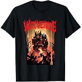Marvel Comics X-Men Wolverine Battle Damaged Poster T-Shirt