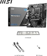 MSI PRO H610M-E Motherboard Micro-ATX LGA 1700 DDR5 PCIe 4.0 M.2 Gen3 view 7