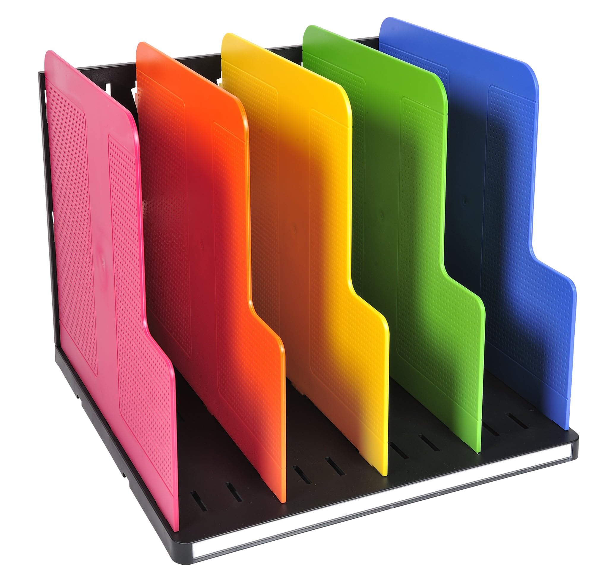 Exacompta Office Modulo Letter Sorter - Black, 350 x 288 x 320mm, 4 Compartments, A4+ Suitable