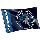 Desert Cactus Minnesota Timberwolves Flag NBA National Basketball Association 100% Polyester Indoor Outdoor 3x5 feet Team Flags (Team Name)