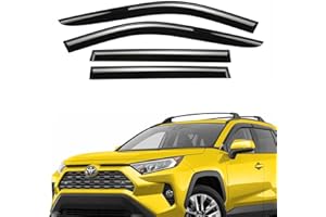 AEROGUYS Extra Durable Window Deflectors Tape-On Window Visors Rain Guards Fit for Toyota RAV4 2019-2024, Sun Visors, Wind Vent Visors, Window Vent Shades, Exterior Car Accessories - 4 pcs. AG0418