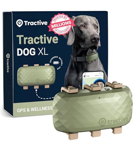 Tractive GPS Pet Tracker for Dogs - Waterproof, GPS Location