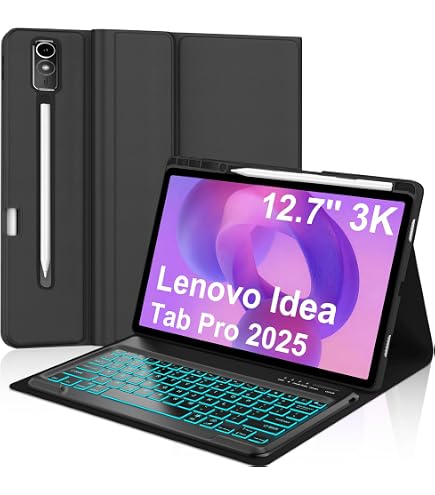 Amazon.com: Keyboard Case for Lenovo Idea Tab Pro 12.7'' 2025