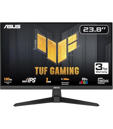 Amazon.com: ASUS TUF Gaming 23.8” 1080P Curved Gaming Monitor