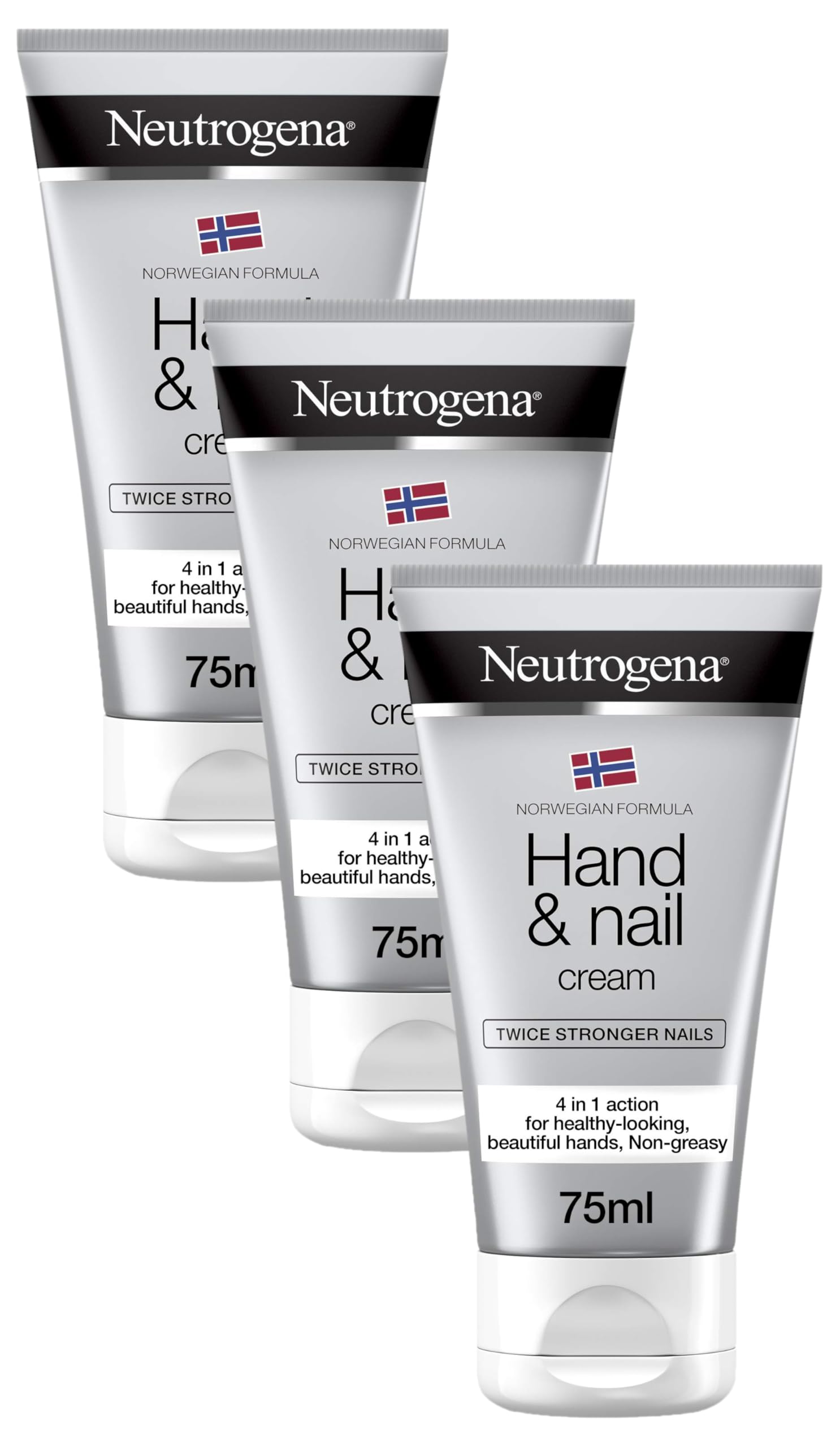 Neutrogena Norwegian Formula Hand and Nail Cream, 75 ml (Pack of 3)