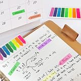 OWLKELA 1600pcs Sticky Tabs 8 Colour Index Flags Translucent Writable view 6