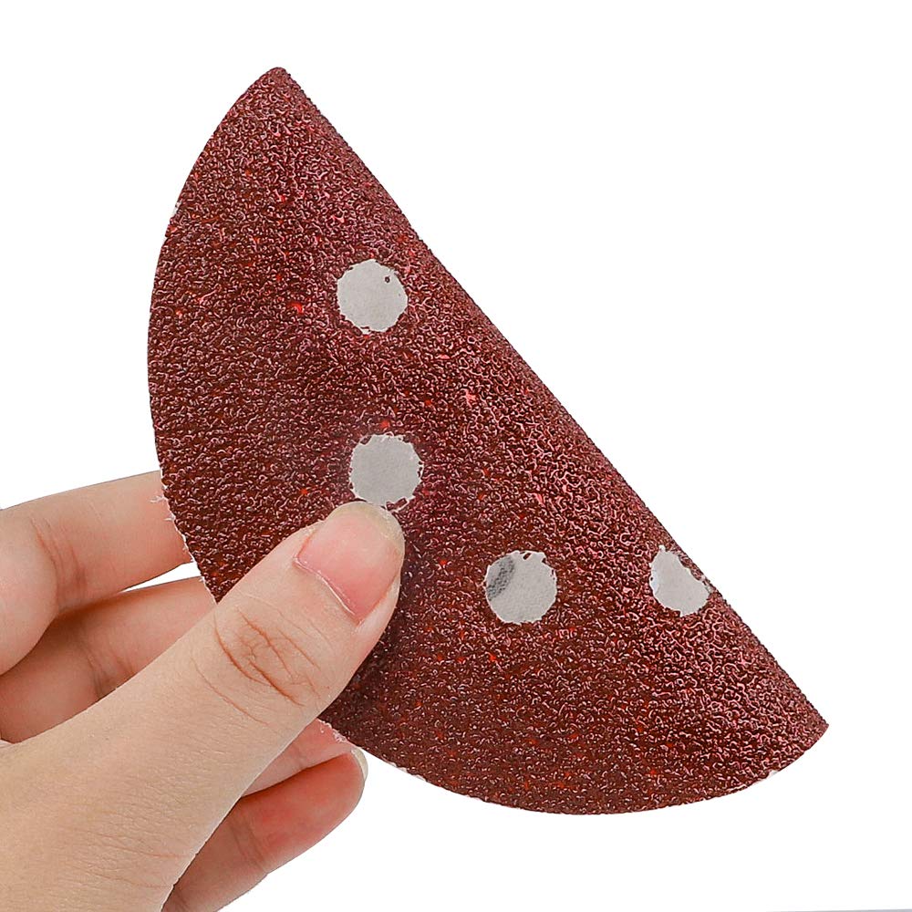 Coceca 160pcs Orbital Sandpaper Sanding Discs 5 Inches 8 Hole Hook and Loop, 20pcs Each 40 80 100 120 150 180 and 10pcs Each 240 320 400 600 Grit Obital Sandpaper, Pack of 160, for Orbital Sander: Industrial & Scientific