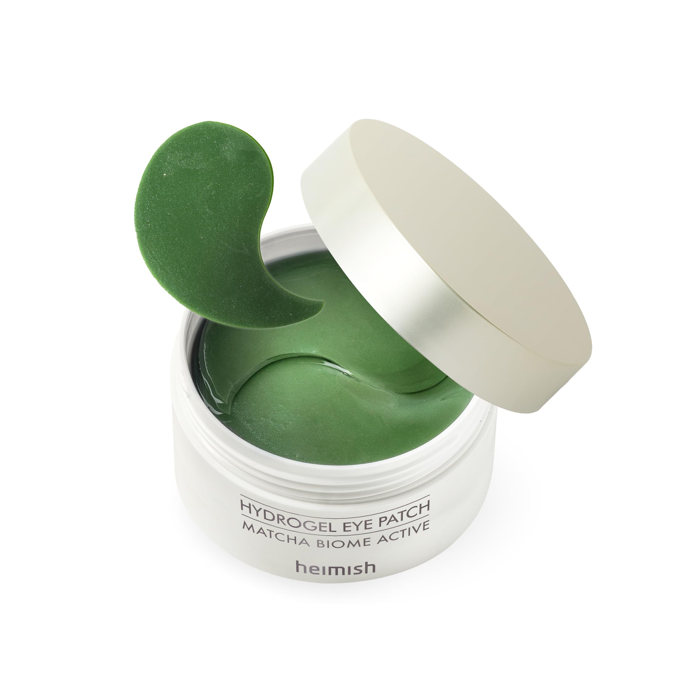 HEIMISH Matcha Biome Hydrogel Eye Patch - Anti Aging Under Eye Patches, Hydrating, Firming, Calming & Soothing Eye Mask with Matcha, Probiotics, for Dark Circles, Puffiness & Wrinkles, 1.4g/60ea