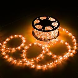 50ft LED Rope Lights Outdoor, 360 LED Connectable