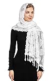 Wgior Rose Rectangular Chapel Veil Scarf Catholic